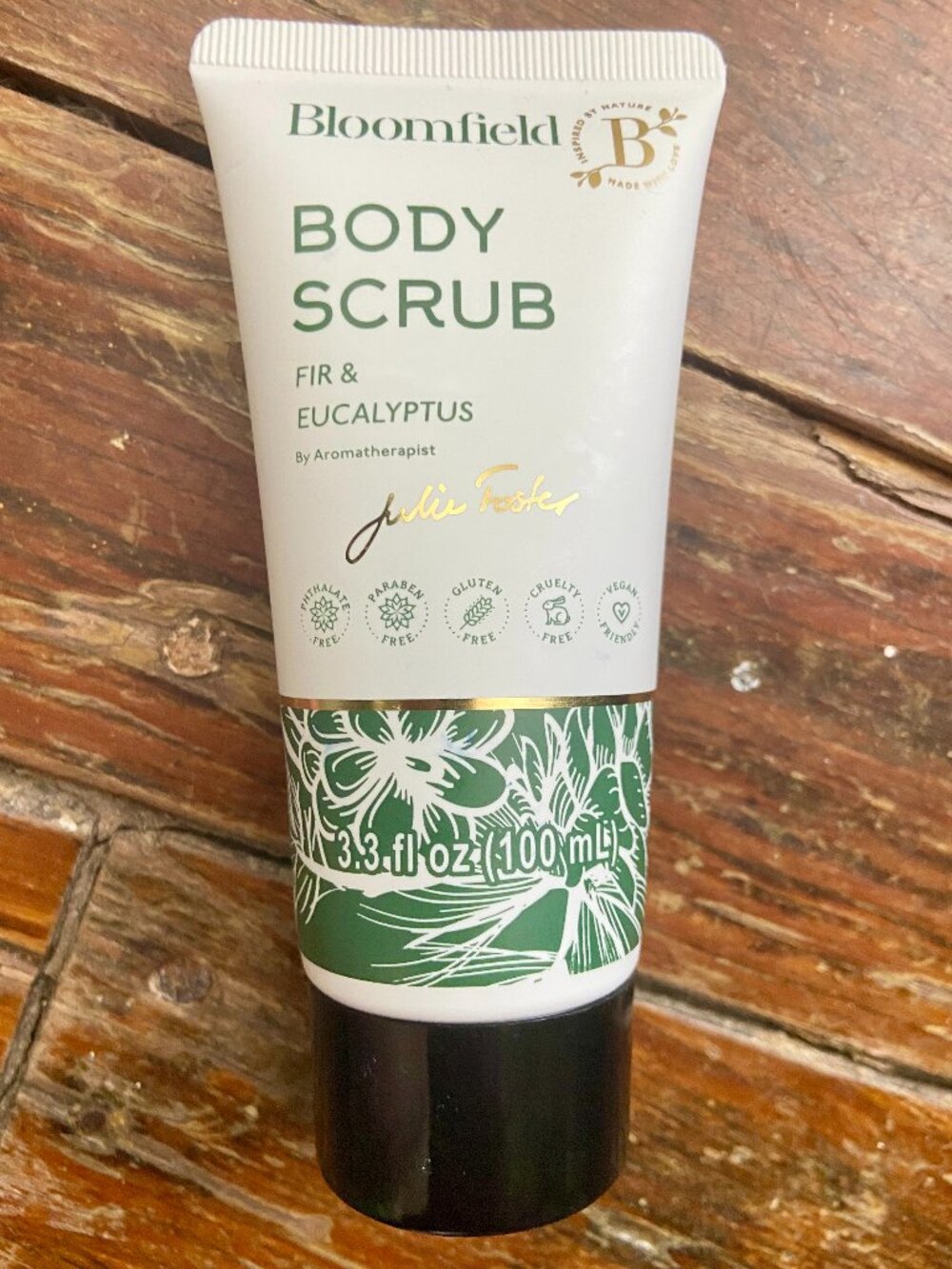 Bloomfield Body Scrub Fir Eucalyptus 3.3 fl oz NEW Sealed